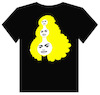 Cartoon: Cathy Big - T shirt design (small) by sam seen tagged cathy,big,shirt,design