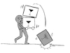 Cartoon: Glass (small) by sam seen tagged glass