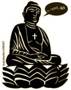 Cartoon: Mixture-Buddha (small) by sam seen tagged buddha