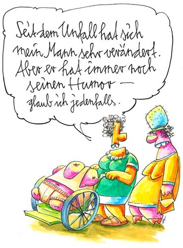 Cartoon: Humor (medium) by OL tagged humor,couple,paar,accident,unfall
