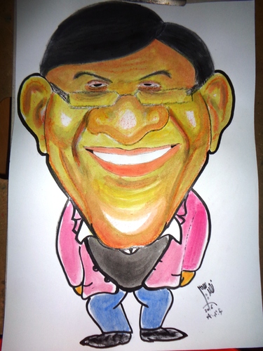 Cartoon: MOFEED FAWZY (medium) by AHMEDSAMIRFARID tagged ahmed,samir,farid,ahmedsamirfarid,mofeed,fawzy,cartoon,caricature,famous,people,illustrator