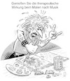 Cartoon: therapeutisches Malen (small) by Oliver Gerke tagged therapeutisches,malen,nach,musik,therapie,heavy,metal,kunst