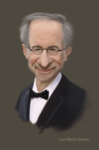 Cartoon: Caricature of Steven Spielberg (medium) by Luis Benitez tagged steven,spielberg,caricature,digital