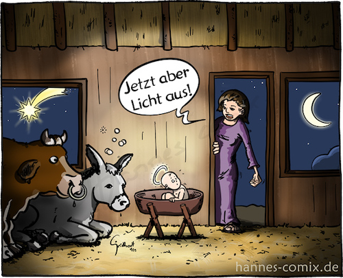 Cartoon: Licht aus (medium) by Hannes tagged xmas,christmas,weihnachten,joyeuxnoel