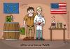 Cartoon: alte und neue Welt (small) by Hannes tagged hannes,usa,europa,welt,alte,neue,chemie,panschen,wein