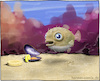 Cartoon: Kugelfisch (small) by Hannes tagged kugelfisch,blowfish,meerwasser,aquarium,banane,miesmuschel,haustier,futter,fisch,digitalpainting