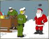 Cartoon: Zollkontrolle (small) by Hannes tagged weihnachten zoll kontrolle weihnachtsmann schlitten geschenke winter
