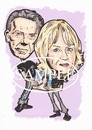 Cartoon: Pinups 2014 (small) by Marty Street tagged bowie,twiggy,pinups