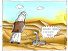 Cartoon: Navigationsfehler (small) by Leopold tagged wüste,unterseeboot,beduine,pinkeln,sonne,peinlich,periskop