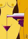 Cartoon: Vine (small) by KARRY tagged vine man woman erotic