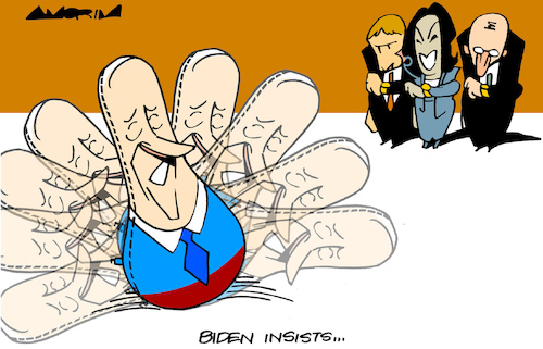 Cartoon: Bop bag (medium) by Amorim tagged us,election,2024,biden,trump,us,election,2024,biden,trump