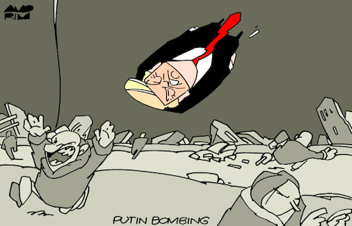 Cartoon: If Trump is re-elected (medium) by Amorim tagged trump,ukraine,putin,trump,ukraine,putin