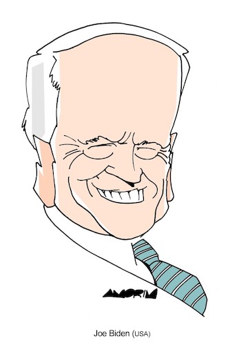 Cartoon: Joe Biden (medium) by Amorim tagged joe,biden,usa