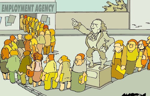 Cartoon: May 1st (medium) by Amorim tagged unemployment,laborday,may1st,unemployment,laborday,may1st