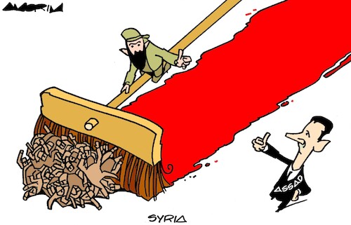 Cartoon: Methods (medium) by Amorim tagged syria,bashar,al,assad,ahmed,sharaa,syria,bashar,al,assad,ahmed,sharaa