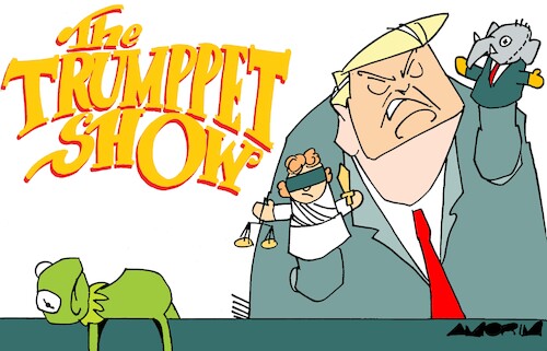 Cartoon: Puppets (medium) by Amorim tagged trump,us,elections,muppet,show,gop,supreme,court,trump,us,elections,muppet,show,gop,supreme,court