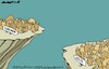 Cartoon: Displacements (small) by Amorim tagged israel,gaza,lebanon