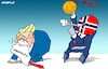 Cartoon: Dog Biscuit (small) by Amorim tagged norway,trump,greenland,nobelpeaceprize