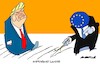 Cartoon: EU limits (small) by Amorim tagged trump,europeanunion,tradewar