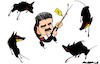 Cartoon: Fetch the stick (small) by Amorim tagged venezuela,oil,trump,nicolasmaduro