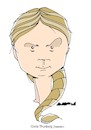 Cartoon: Greta Thunberg (small) by Amorim tagged greta,thunberg,sweden