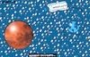 Cartoon: Mars probe (small) by Amorim tagged mars,nasa,water,on