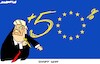 Cartoon: Meeting scheduled for July (small) by Amorim tagged tariffwar,trump,europe