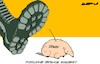 Cartoon: Porcupine (small) by Amorim tagged china,taiwan,usa