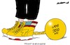 Cartoon: Sneakers (small) by Amorim tagged trump new york judge fraud