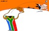 Cartoon: South African slingshot (small) by Amorim tagged netanyahu,south,africa,gaza
