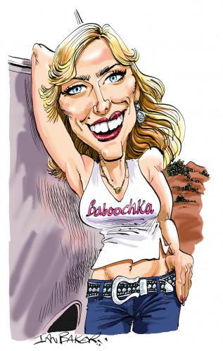 Cartoon: Madonna (medium) by Ian Baker tagged madonna