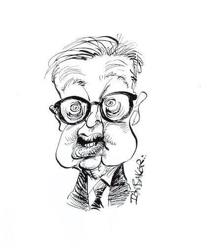 Cartoon: Michael Gove (medium) by Ian Baker tagged michael,gove,politician,conservative,uk,england,cabinet,minister,ian,baker,cartoon,caricature