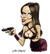Cartoon: Barbara Bach (small) by Ian Baker tagged barbara,bach,spy,who,loved,me,james,bond,007,seventies,russian,caricature,anya,amasova,gun,roger,moore