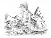 Cartoon: Book Illustration (small) by Ian Baker tagged fairy,tale,asbo,princess,prince,frog,kiss