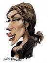 Cartoon: Eva Mendez (small) by Ian Baker tagged eva,mendez,caricature,actress,film,star