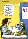 Cartoon: greeting card design (small) by Ian Baker tagged dog,postman,greeting,card,doctor,vet