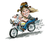 Cartoon: Jessi Combs Caricature cartoon (small) by Ian Baker tagged jessi,combs,myth,busters,tv,discovery,stunt,woman,stunts,racer,usa,engineer,the,fastest,on,four,wheels,motorbike,land,speed,record,ian,baker,cartoon,caricature,parody,tribute,crash