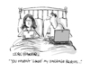 Cartoon: Modern technology (small) by Ian Baker tagged ian,baker,gag,cartoon,magazine,private,eye,couple,man,woman,bed,computer,laptop,tablet,ipad,status,social,media,facebook,twitter,marriage,ignore,argument