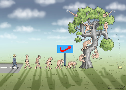 Cartoon: AFFEN FÜR DEUTSCHLAND (medium) by marian kamensky tagged kameltreiber,poggenburg,afd,kameltreiber,poggenburg,afd