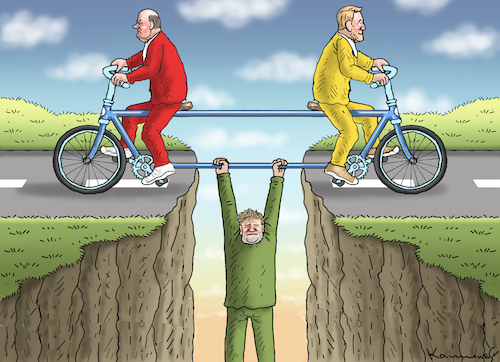 Cartoon: AMPELTRAMPELTUM (medium) by marian kamensky tagged habecks,enegriesparmaßnahmen,hilfspaket,ampel,entlastung,habecks,enegriesparmaßnahmen,hilfspaket,ampel,entlastung