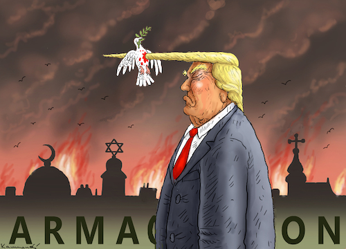 Cartoon: ARMAGEDDON (medium) by marian kamensky tagged armageddon,armageddon