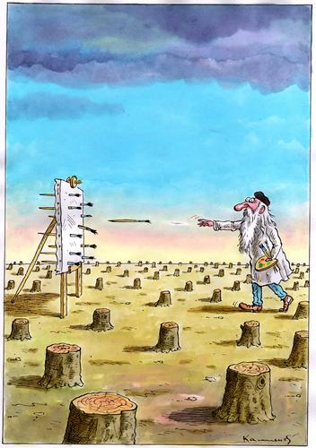 Cartoon: Artist (medium) by marian kamensky tagged humor