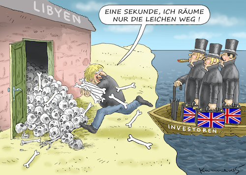 Cartoon: BORIS JOHNSON IN LIBYEN (medium) by marian kamensky tagged brexit,theresa,may,england,eu,schottland,weicher,wahlen,boris,johnson,brexit,theresa,may,england,eu,schottland,weicher,wahlen,boris,johnson