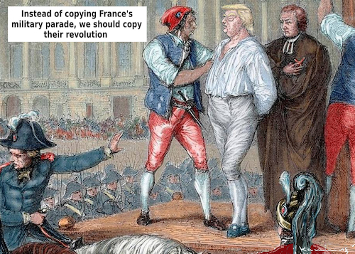 Cartoon: COPY FRANCE S REVOLUTION ! (medium) by marian kamensky tagged obama,trump,präsidentenwahlen,usa,baba,vanga,republikaner,inauguration,demokraten,wikileaks,faschismus,obama,trump,präsidentenwahlen,usa,baba,vanga,republikaner,inauguration,demokraten,wikileaks,faschismus