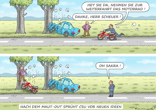 DAS GENIALE CSU-VERKEHSMINISTERI