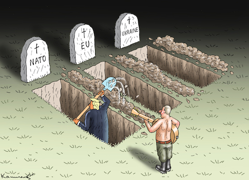 Cartoon: DER PREIS DES FRIEDENS (medium) by marian kamensky tagged putin,ukraine,kapitulation,trump,putin,ukraine,kapitulation,trump