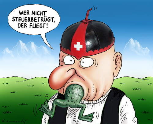 Cartoon: Die schweizer Garde (medium) by marian kamensky tagged schweiz,zuwanderung,referendum,schweiz,zuwanderung,referendum