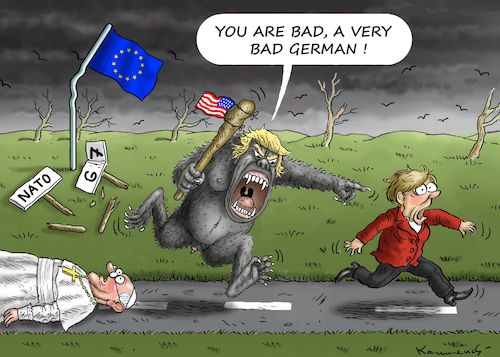 Cartoon: DIPLOMAT TRUMP (medium) by marian kamensky tagged obama,trump,präsidentenwahlen,usa,baba,vanga,republikaner,inauguration,demokraten,fbi,james,comey,wikileaks,faschismus,obama,trump,präsidentenwahlen,usa,baba,vanga,republikaner,inauguration,demokraten,fbi,james,comey,wikileaks,faschismus