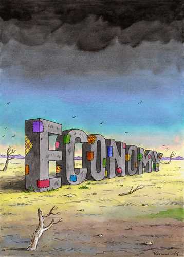 Cartoon: Economy (medium) by marian kamensky tagged humor,wirtschaft,wirtschaftskrise,finanzkrise