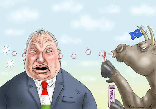 Cartoon: EU-HÄRTE GEGEN ORBAN (medium) by marian kamensky tagged faschist,orban,hat,gewonnen,uefa,em,allianz,beleuchtung,faschist,orban,hat,gewonnen,uefa,em,allianz,beleuchtung